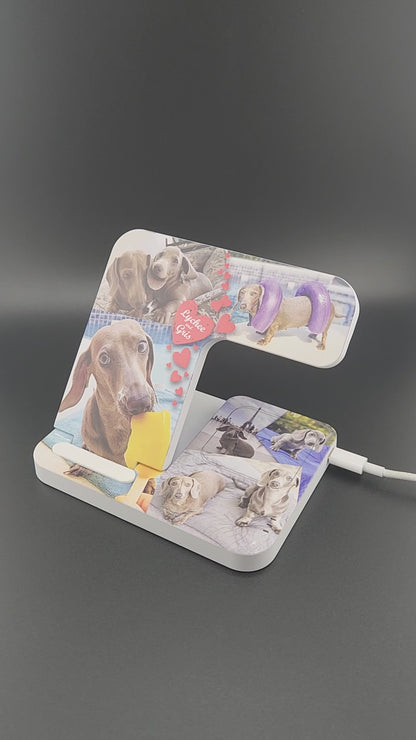 Wireless Charging Station Customized with Photo | Make The Great Gift!